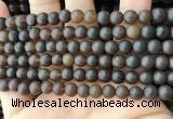 CAR217 15.5 inches 7mm round natural amber beads wholesale