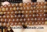 CAR238 15.5 inches 6mm - 7mm round natural amber beads wholesale