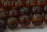 CAR529 15.5 inches 9mm - 10mm round natural amber beads wholesale