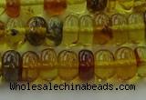 CAR538 15.5 inches 5*8mm rondelle natural amber beads wholesale