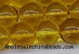 CAR566 15.5 inches 13mm - 14mm round natural amber beads wholesale