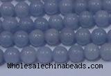 CAS200 15.5 inches 4mm round blue angel skin gemstone beads