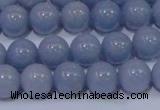 CAS202 15.5 inches 8mm round blue angel skin gemstone beads