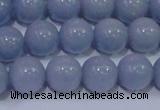 CAS203 15.5 inches 10mm round blue angel skin gemstone beads