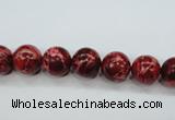 CAT161 15.5 inches 8mm round dyed natural aqua terra jasper beads