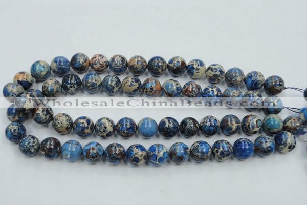 CAT216 15.5 inches 20mm round dyed natural aqua terra jasper beads