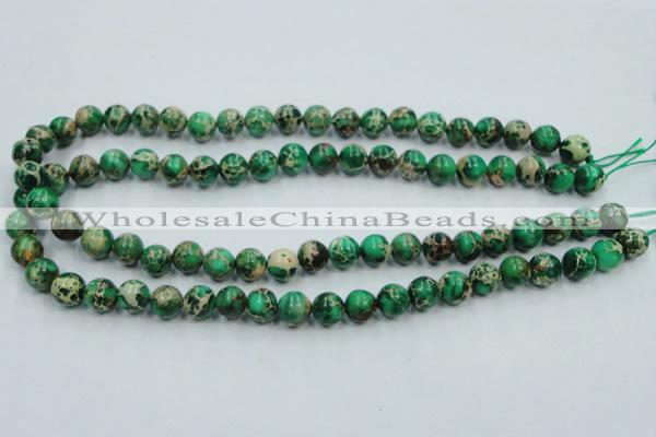 CAT220 15.5 inches 8mm round dyed natural aqua terra jasper beads