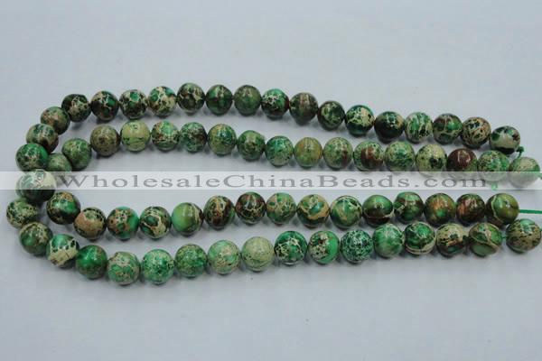 CAT223 15.5 inches 18mm round dyed natural aqua terra jasper beads