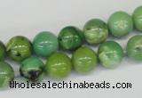 CAU03 10mm australia chrysoprase round gemstone beads Wholesale