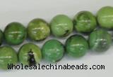 CAU04 round australia chrysoprase 12mm gemstone beads Wholesale