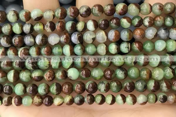 CAU451 15.5 inches 5mm - 5.5mm round Australia chrysoprase beads