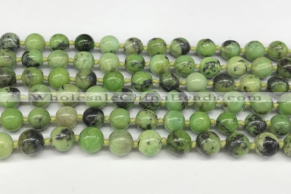 CAU540 15.5 inches 8mm round Australia chrysoprase gemstone beads