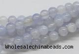 CBC01 15.5 inches 6mm round blue chalcedony beads wholesale