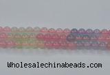 CBC422 15.5 inches 8mm round mixed chalcedony beads wholesale