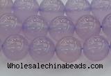 CBC432 15.5 inches 10mm round purple chalcedony beads wholesale