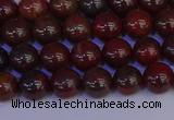 CBD351 15.5 inches 6mm round poppy jasper beads wholesale