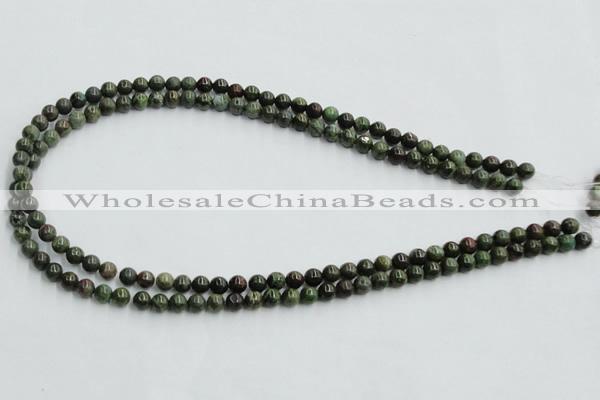 CBG01 15.5 inches 6mm round bronze green gemstone beads wholesale