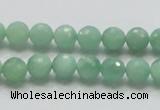 CBJ06 15.5 inches 8mm faceted round jade beads wholesale