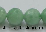 CBJ11 15.5 inches 20mm faceted round jade beads wholesale