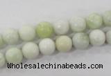 CBJ203 15.5 inches 8mm round butter jade beads wholesale