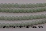 CBJ400 15.5 inches 4mm round natural jade beads wholesale