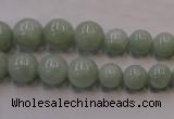 CBJ409 15.5 inches 6mm - 12mm round natural jade beads wholesale