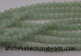 CBJ410 15.5 inches 4mm round natural jade beads wholesale