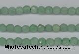 CBJ45 15.5 inches 3mm faceted round jade beads wholesale