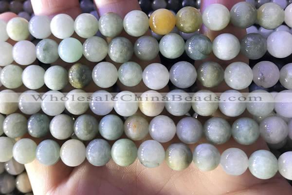 CBJ672 15.5 inches 8mm round jade beads wholesale