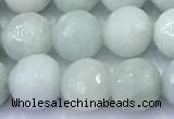 CBJ682 15 inches 8mm faceted round jade gemstone beads