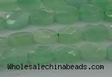 CBJ70 15.5 inches 7*9mm faceted rectangle jade gemstone beads