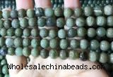 CBJ702 15.5 inches 8mm round green jade beads wholesale