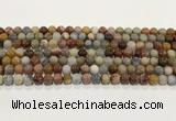 CBJ740 15.5 inches 6mm round petrified wood jade gemstone beads wholesale