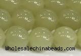 CBJ750 15 inches 12mm round hetian jade gemstone beads