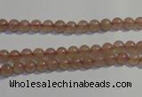 CBQ01 15.5 inches 4mm round strawberry quartz beads wholesale