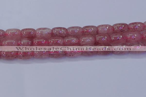 CBQ450 15.5 inches 15*20mm drum strawberry quartz beads