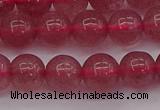 CBQ488 15.5 inches 10mm round strawberry quartz beads wholesale