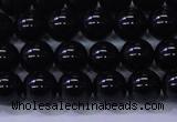 CBQ501 15.5 inches 6mm round natural black quartz beads