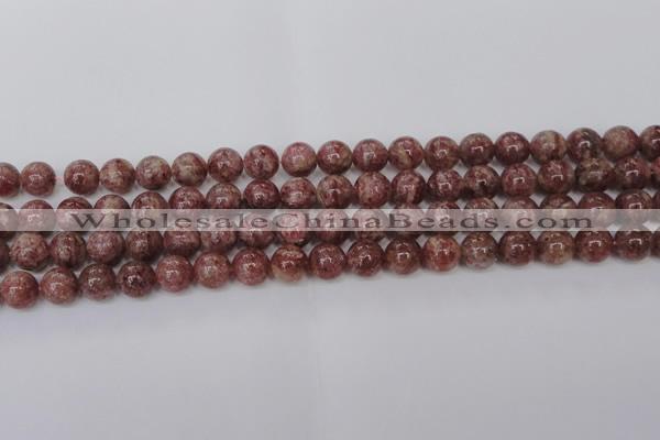 CBQ603 15.5 inches 10mm round natural strawberry quartz beads