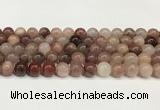 CBQ731 15.5 inches 10mm round strawberry quartz beads wholesale