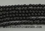 CBS538 15.5 inches 2mm round black spinel beads wholesale