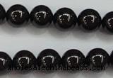 CBS552 15.5 inches 8mm round AA grade black spinel beads