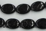 CBT09 16 inches 13*18mm oval natural biotite beads wholesale