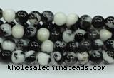 CBW101 15.5 inches 6mm round black & white jasper beads