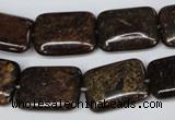 CBZ238 15.5 inches 15*20mm rectangle bronzite gemstone beads