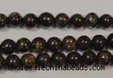 CBZ252 15.5 inches 3mm round bronzite gemstone beads wholesale