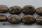 CBZ306 15.5 inches 15*20mm oval bronzite gemstone beads wholesale