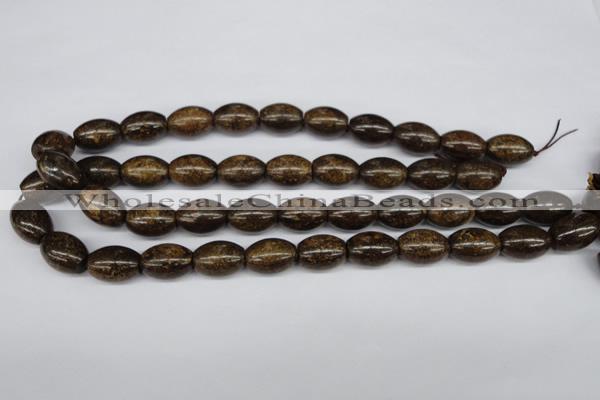 CBZ409 15.5 inches 13*18mm rice bronzite gemstone beads