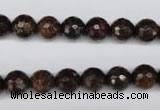 CBZ94 15.5 inches 8mm faceted round bronzite gemstone beads