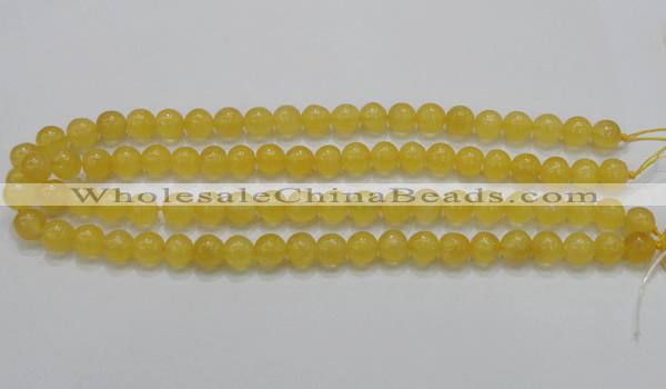 CCA05 15.5 inches 10mm round yellow calcite gemstone beads wholesale